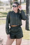 Shorts Duplo Verde Militar
